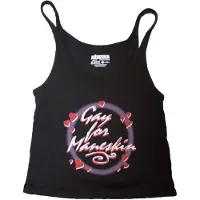 Ginza.se Maneskin: Unisex Tank T-Shirt/Gay For Maneskin (Black) (Ex-Tour) (X-Large)