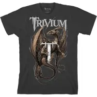 Ginza.se Trivium: Unisex T-Shirt/Perched Dragon (Black) (Back Print) (Small)