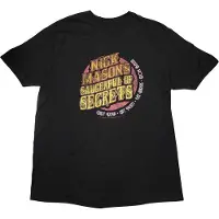 Ginza.se Nick Mason's Saucerful of Secrets: Unisex T-Shirt/Europe Tour 2023 (Black) (Back Print & Ex-Tour) (XXX-Large)