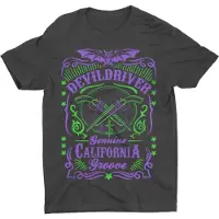 Ginza.se DevilDriver: Unisex T-Shirt/Cross Guns (Black) (Medium)