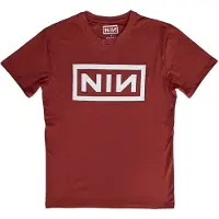 Ginza.se Nine Inch Nails: Unisex T-Shirt/Classic Logo (Red) (X-Large)