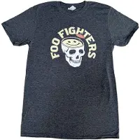 Ginza.se Foo Fighters: Unisex T-Shirt/Skull Cocktail (Heather) (Ex-Tour) (Medium)