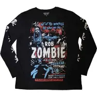 Ginza.se Rob Zombie: Unisex Long Sleeve T-Shirt/Zombie Call (Black) (Sleeve Print) (Medium)