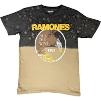 Ginza.se Ramones: Unisex T-Shirt/All The Way (Black) (Wash Collection) (Large)