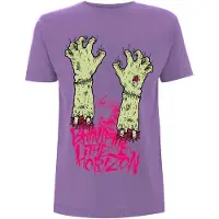 Ginza.se Bring Me The Horizon: Unisex T-Shirt/Zombie Hands (Purple) (X-Large)