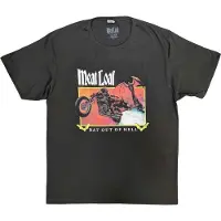 Ginza.se Meat Loaf: Unisex T-Shirt/Bat Out Of Hell Rectangle (Charcoal Grey) (Large)