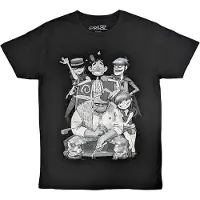 Ginza.se Gorillaz: Unisex T-Shirt/George Spray (Black) (Back Print) (Large)