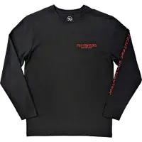 Ginza.se Foo Fighters: Unisex Long Sleeve T-Shirt/Wasting Light (Black) (Back & Sleeve Print) (Small)
