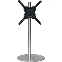 Sinox StandView - Ställ - för LCD-display - aluminium, borstat stål - silver - skärmstorlek: 26-55 - golvstående