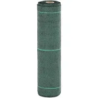 vidaXL Ogrässkyddande agrotextil, grön, 0,5x10 m, PP