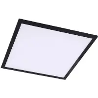 LINDBY LED panel Enhife , Svart, Arbetsrum / kontor, Modern, LED-taklampa