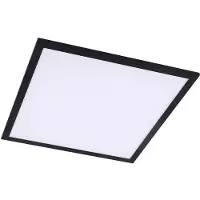 LINDBY LED panel Enhife , Svart, Arbetsrum / kontor, Modern, LED-taklampa