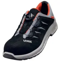 Uvex 6908 6908240 Säkerhetslågskor S1P Svart/Röd 1 par
