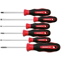 Gedore R38002006 Skruvmejsel set Verkstad 6 delar Spår