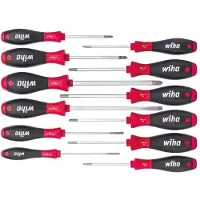 Wiha 302 H12 Skruvmejsel set Verkstad 12 delar Spår, Inner-TORX, Stjärnspår Pozidriv, Stjärnspår Phillips