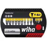 Wiha 41827 Bit-Set 13 delar Stjärnspår Pozidriv, TORX Plus