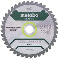 Metabo 628065000 Cirkelsågblad 216 mm 1 st