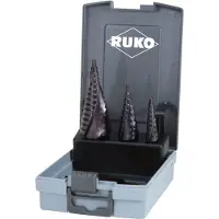 RUKO 101026FRO HSS Stegborrset 3 delar 3-skaft 1 set