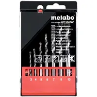 Metabo 627186000 7 delar Universalborr sortiment Metall, Sten, Betong, Trä, Murverk 3 mm, 4 mm, 5 mm, 6 mm, 7 mm, 8 mm, 10 mm