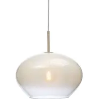 It´s about RoMi Glas pendellampa Bologna, dimbar, Vitt / opal, Kök, Glas, Modern, Pendellampa