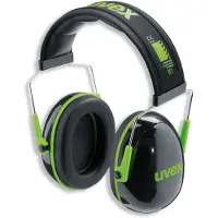 Uvex Hörselskydd K1; 28 dB; svart / grön