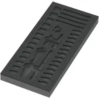 Wera 05137320001 Zyklop Skumgummiinlägg 1 st (L x B x H) 172 x 392 x 30 mm