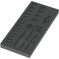 Wera 05137321001 Zyklop Skumgummiinlägg 1 st (L x B x H) 172 x 392 x 30 mm