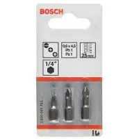 Bosch 2607001764 TX-bits S2-Stål extra hårt E 6.3 3 st