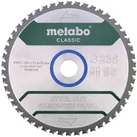 Metabo 628681000 Cirkelsågblad 235 x 30 mm Antal tänder (per tum): 50 1 st