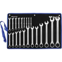 BRILLIANT TOOLS BT013121 BT013121 Ring-spärrnyckel-set Nyckelvidd (Metrisk) (för titel) 8 - 53 mm