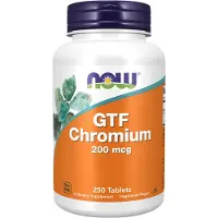 NOW,NOW Foods,NOW,NOW Foods , GTF Krom, 200 mcg, 250 Tabletter