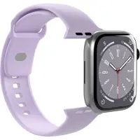 Puro ICON - KlocKräm för smart klocka - S/M och M/L storlek - tech lavender - för Apple Watch Hermès Series 12, Hermès Series 9, SE 3, Series 10, Series 11, Series 12