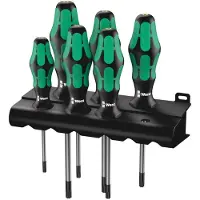 Wera 367/6 TORX BO Skruvmejsel set Verkstad 6 delar TORX BO