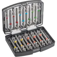 Vigor V6068 V6068 Bit-Set Inner-sexkantig, Stjärnspår Phillips, Stjärnspår Pozidriv, PZ, Spår, T-Profil