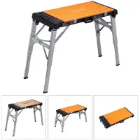 Metafranc WU9079620 Arbetsbänk (B x H x D) 125 x 85 x 52 cm Grå, Svart, Orange