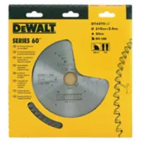 DeWalt Sågklinga för trä DT4370-QZ; 216x30 mm; 60T