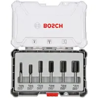 Bosch 2607017466 Notfrässet, 8-mm-skaft, 6-delars Diameter 8 mm N/A