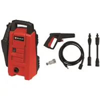 Einhell TC-HP 90, Upprätt, Elektrisk, 3 m, Röd, 372 l/h, 90 Bar