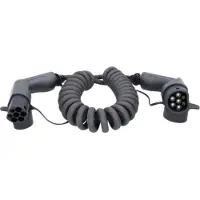 Ks Tools 117.7365 Elbil laddkabel 5 m Spiralkabel