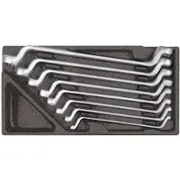Gedore 3301697 R22150000 Dubbelskruvnyckelsats 8 delar Nyckelvidd (Metrisk) (för titel) 07 - 29 mm