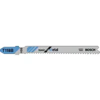 Bosch 2608631965 Sticksågsblad T 118 B - Basic for Metal 100 st