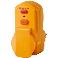 Brennenstuhl 1290660 Grenpropp med personskydd PRCD 230 V Gul IP54