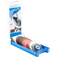 PFERD TOOLS 49350072 KOMBI 19-delars set Ø 125 mm M14 bearbetningar grov till polerad för vinkelslip Diameter 125 mm