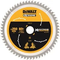 DeWalt Sågklinga för trä DT99573-QZ; 250x30 mm; 60T