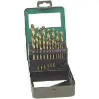 BRÜDER MANNESMANN M54319 Metall-spiralborrset 19 delar 1 mm, 1.5 mm, 2 mm, 2.5 mm, 3 mm, 3.5 mm, 4 mm, 4.5 mm, 5 mm, 5.5 mm, 6 mm, 6.5 mm 1 st