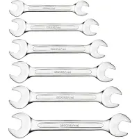Gedore 3300958 R05125006 Dubbelskruvnyckelsats 6 delar Nyckelvidd (Metrisk) (för titel) 6 - 17 mm