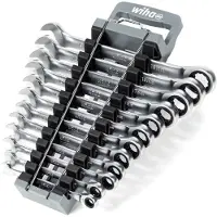 Wiha 44665 Ringskruvnyckelsats 12 delar 8 - 19 mm