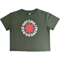 Ginza.se Red Hot Chili Peppers: Ladies Crop Top/Classic Asterisk (Green) (Small)