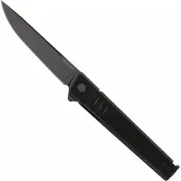 Real Steel Kikashi 8071GB Black PVD 14C28N, Black Green G10, pocket knife
