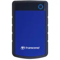 Transcend StoreJet 25H3 4 TB Extern hårddisk 2.5 USB 3.2 Gen 2 Blå TS4TSJ25H3B